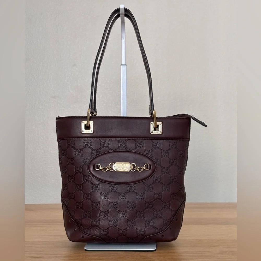 Gucci Guccissima Small Tote Bag - Picture 1 of 17